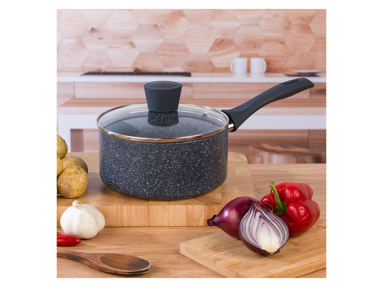 Aller en mode plein écran : Russell Hobbs Wok, casserole à manche, sauteuse ou casserole, Aluminium Nightfall Collection Blue Marble  - Image 29