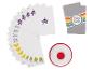 Cartes avec des monstres, des fusées et le logo Playtive.