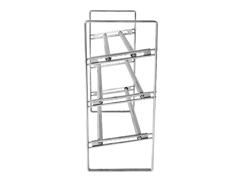 Support métallique chromé pour couvercles de casseroles