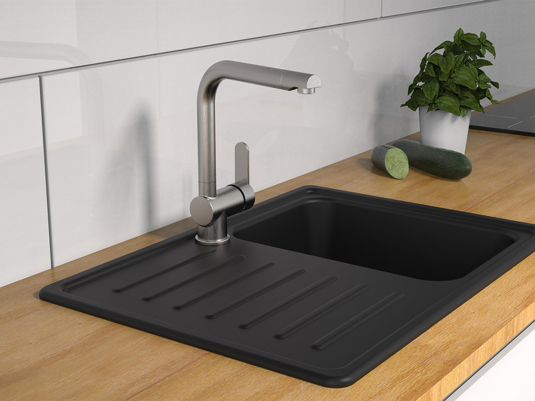 Aller en mode plein écran : Schütte Mitigeur robinet de cuisine RIO, avec bec rétractable - Image 10