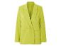 Veste blazer double boutonnage vert lime.