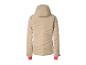 Veste de ski beige à capuche