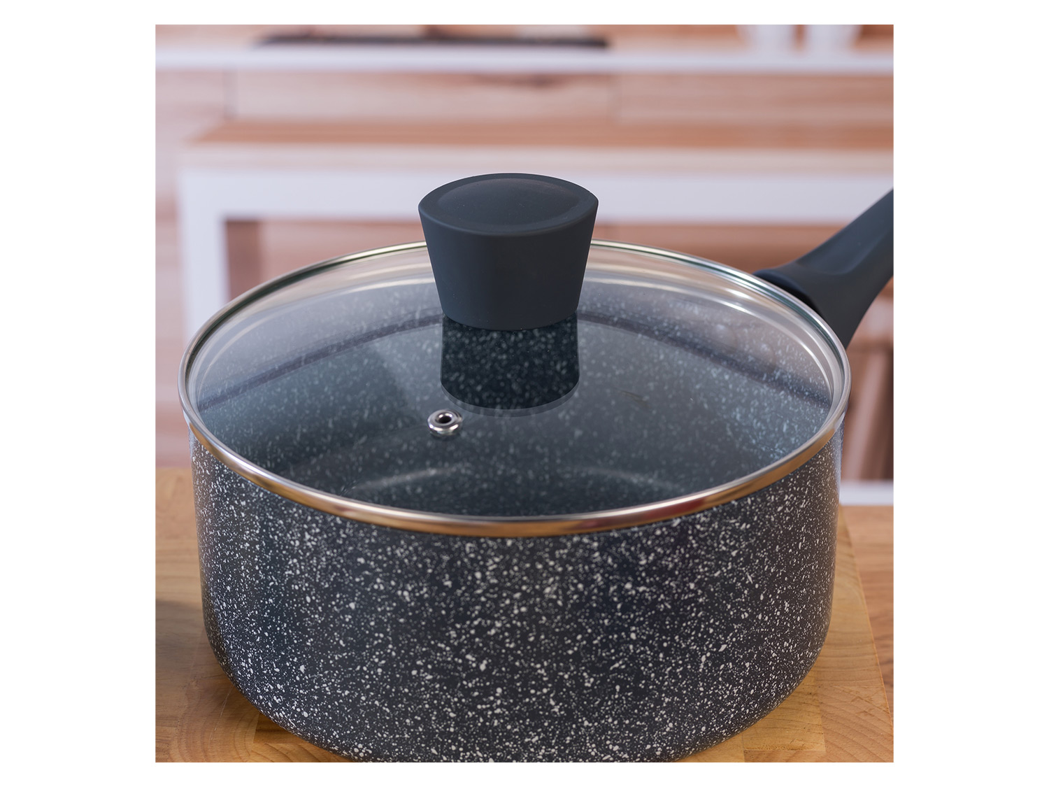 Russell Hobbs Wok casserole à manche sauteuse ou casserole Aluminium Nightfall Collection Marble poêle 30 cm - vue 10