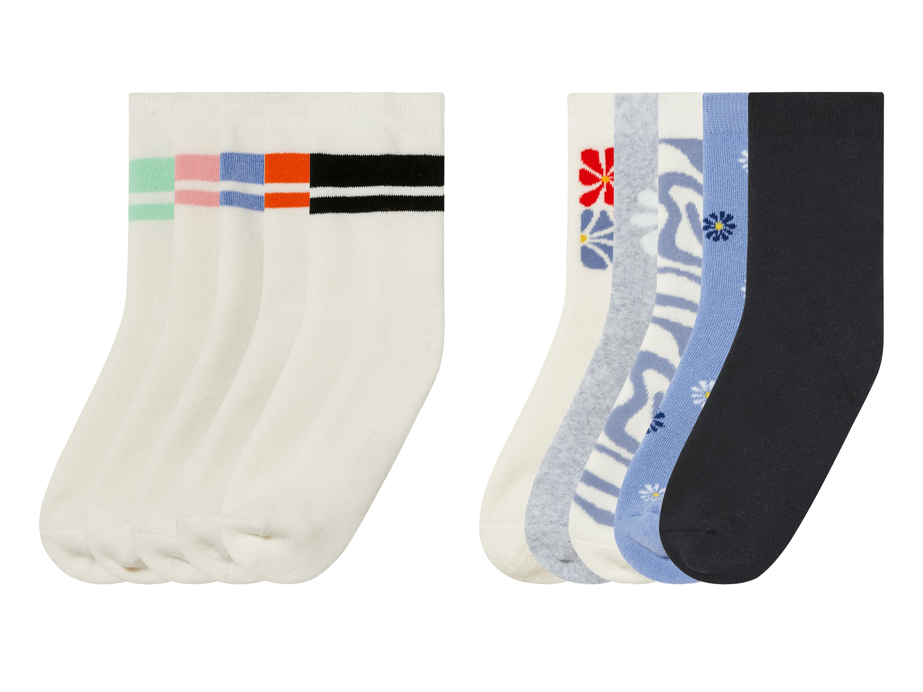 pepperts!® Lot de 5 paires de chaussettes thermiques fille