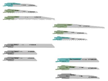 PARKSIDE® Lames de scie sabre