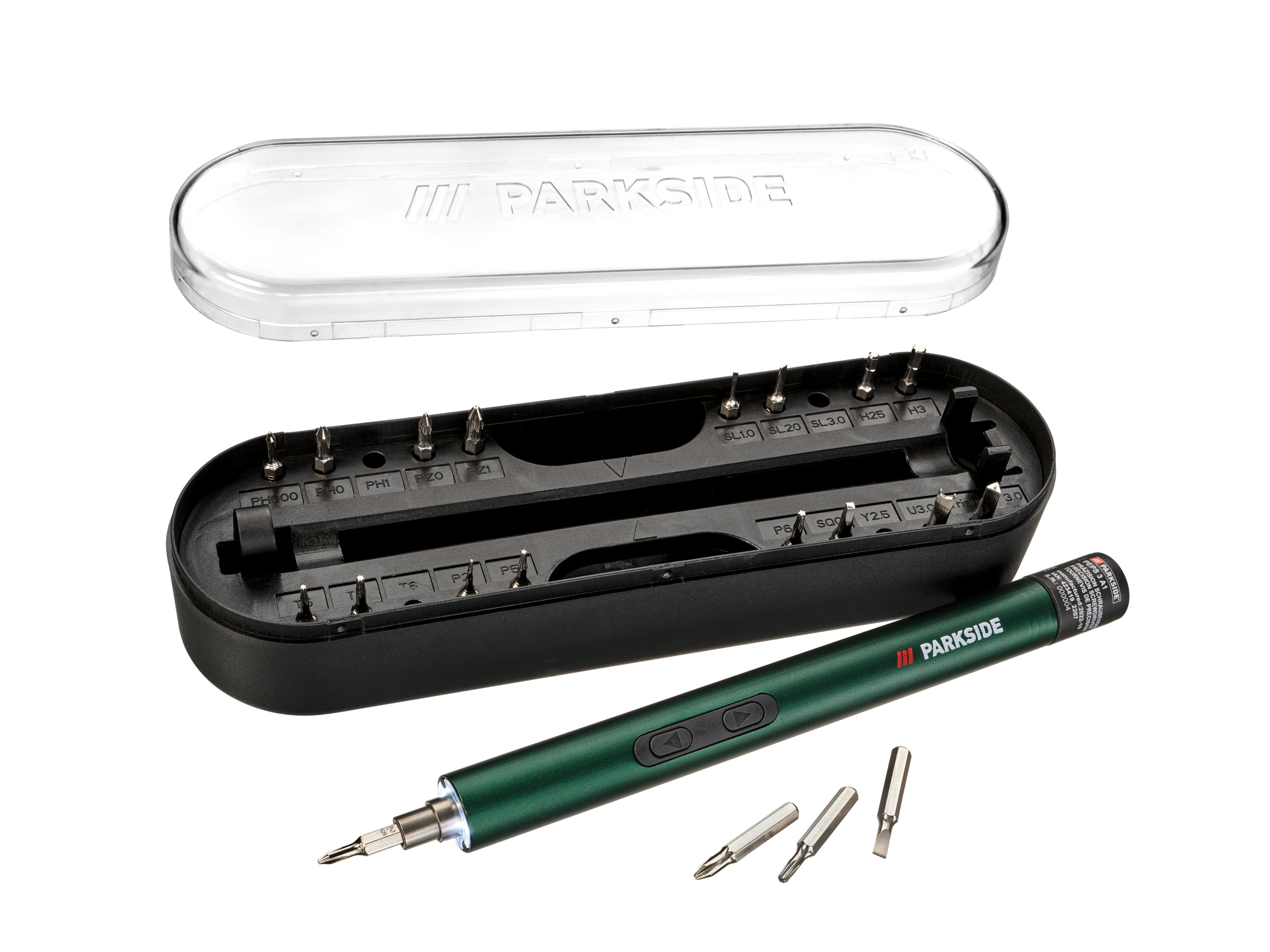 PARKSIDE® Tournevis électrique de précision PEPS 3 A1, avec 20 embouts