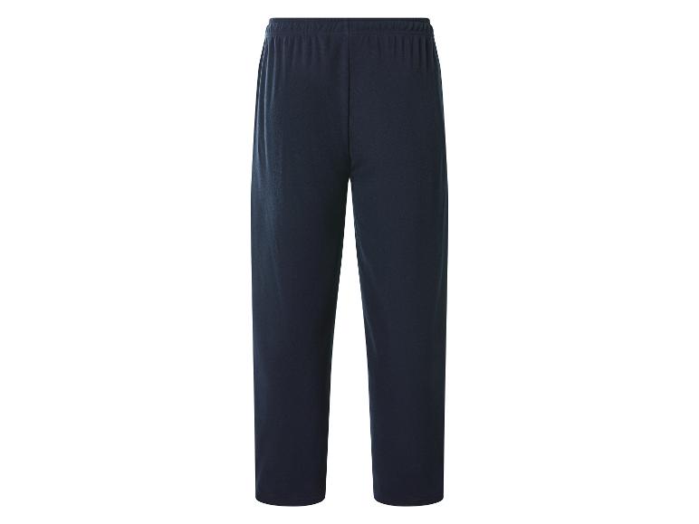 Pantalon de survêtement bleu foncé avec taille élastique