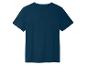 T-shirt bleu marine à manches courtes, vue arrière.