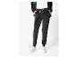 Pantalon de jogging noir avec un nœud en satin
