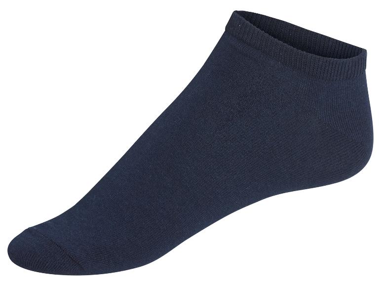 Chaussettes courtes bleu marine.