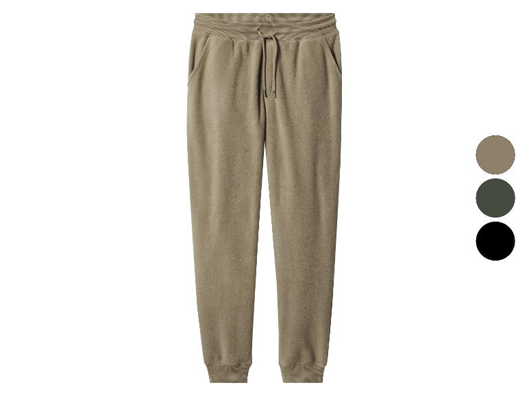 Pantalon de jogging marron clair avec cordon de serrage, avec options de couleur marron, vert foncé et noir