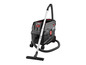 Aspirateur noir avec logo Parkside et accessoires.
