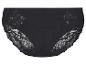Culotte noire pour femme avec dentelle.