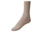 Chaussettes beige en coton.