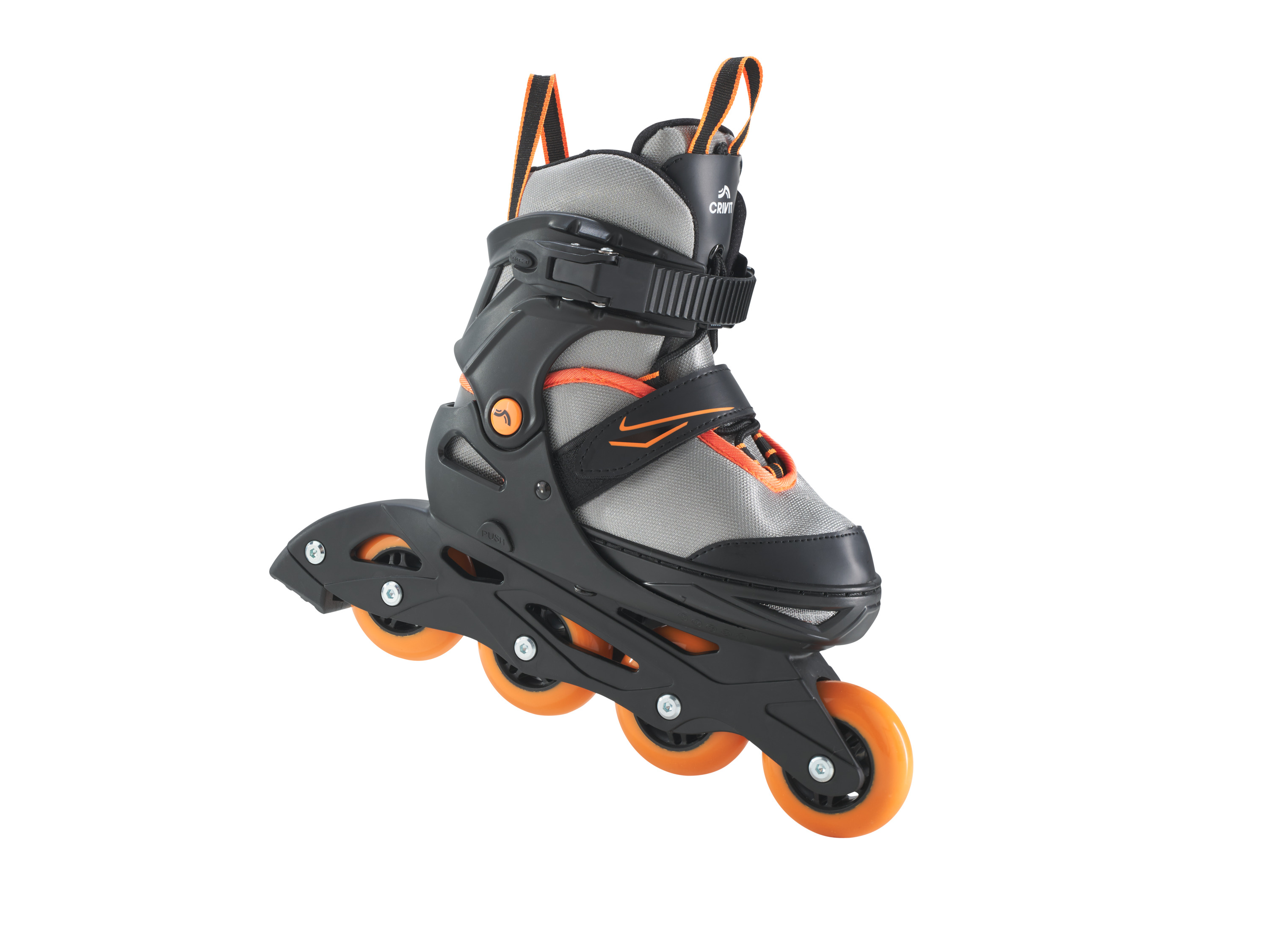 CRIVIT Rollers Softboot enfant (gris/orange)