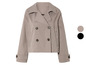 Veste beige à double boutonnage