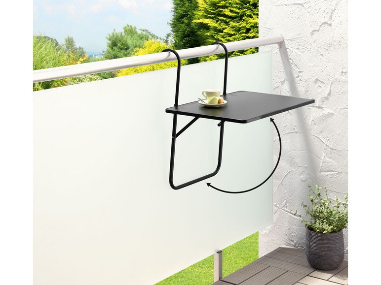 Aller en mode plein écran : LIVARNO home Table de balcon - Image 3