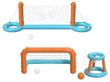 CRIVIT Filet d'aqua volley gonflable ou set de but et de panier