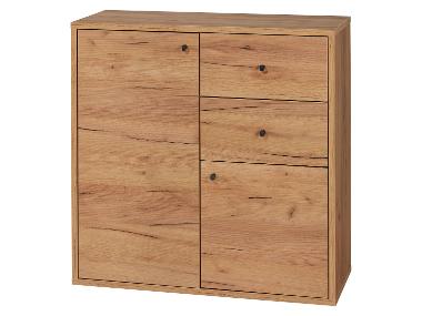LIVARNO® Commode Verona, 80 x 80 x 35 cm, imitation chêne