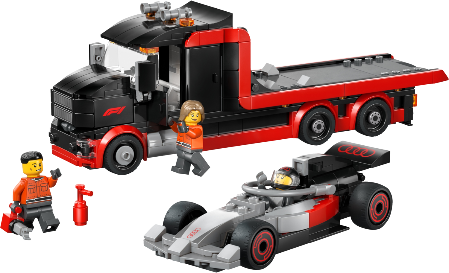 LEGO® City 60493 Camion de F1® avec voiture de course de F1® Audi - vue 2