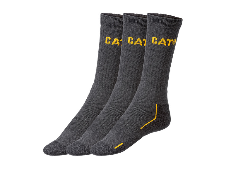 Aller en mode plein écran : Caterpillar Lot de 3 paires de chaussettes de travail homme - Image 2