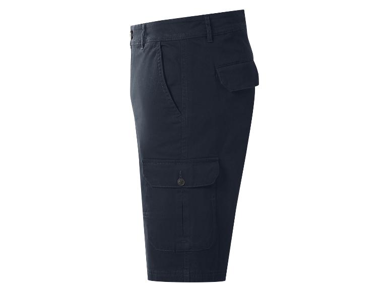 Short cargo bleu marine pour homme