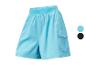 Shorts de sport bleu clair avec poche, plusieurs couleurs disponibles.