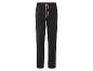 Pantalon de survêtement noir avec cordon et logo.