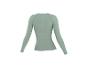 Maillot thermique à manches longues CRIVIT vert clair pour femme, vue arrière