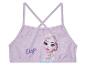 Haut de maillot de bain Frozen Elsa, motif étoiles lilas.