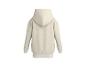 Sweat à capuche beige, vue de dos