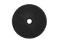 Un disque de ponçage ou d'affûtage noir.