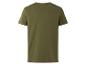 T-shirt uni vert olive, vue arrière.