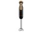 Mixeur plongeant SilverCrest noir et bois.