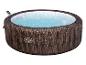 Spa gonflable Lay-Z-Spa Bali brun rotin.