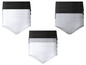 Des culottes noires, grises et blanches.