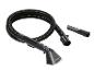 Un tuyau d'aspirateur Silvercrest avec un embout plat et un embout suceur.