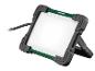 Projecteur de travail LED carré vert et noir avec câble et support