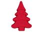 Moule rouge en forme de sapin de Noël avec des étoiles, marque Silvercrest.