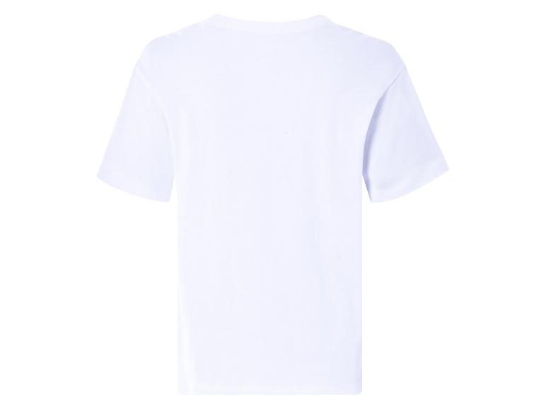 T-shirt blanc uni, vue arrière.
