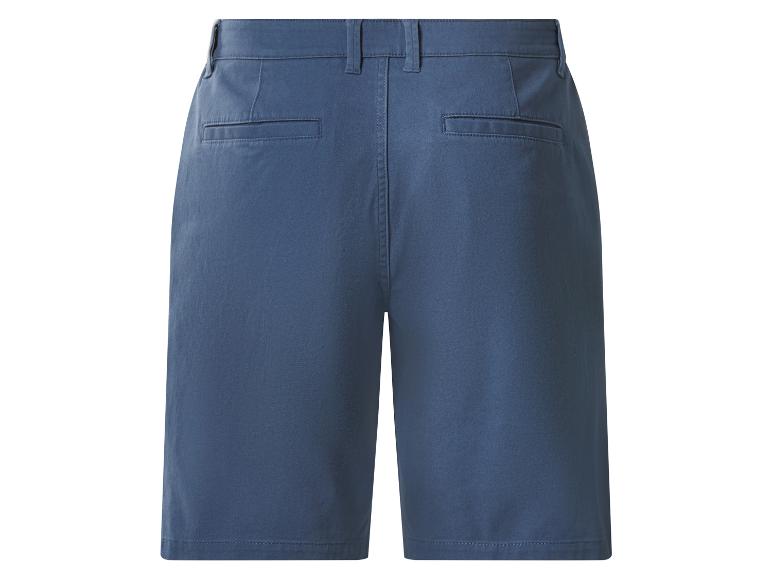 Shorts bleu marine pour homme, vue arrière.