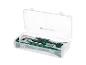 Ensemble d'outils Parkside dans un boîtier en plastique transparent.