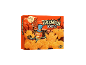 Boîte de nuggets d'Halloween avec maison hantée, épouvantail et nuggets en forme de fantôme, 400g.