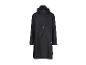 Poncho de pluie noir avec capuche et poche avant