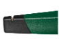 Un aiguiseur de couteaux vert et noir.