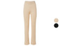 Pantalon large en tricot beige.