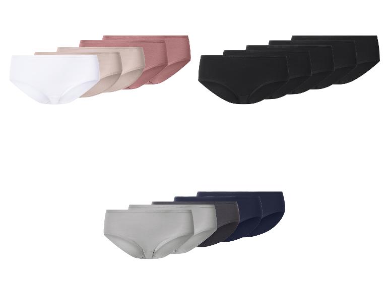 Lots de culottes pour femmes en blanc, beige, rose, noir, gris, gris foncé et bleu marine.