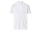 Polo blanc à manches courtes.