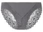 Culotte femme grise en dentelle.