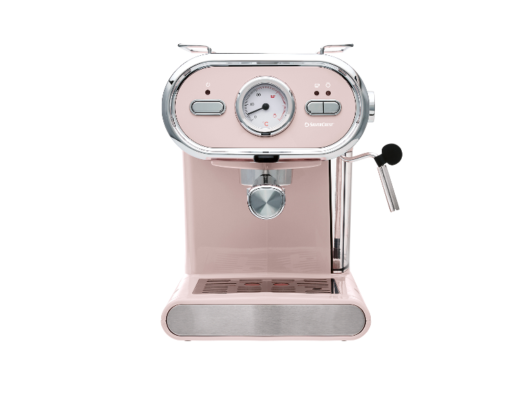 Machine à expresso rose SilverCrest.